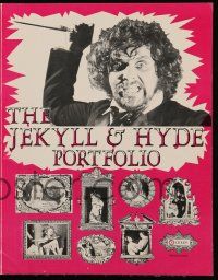 9d761 JEKYLL & HYDE PORTFOLIO pressbook '71 a schizophrenic nightmare of terror by a maniac!