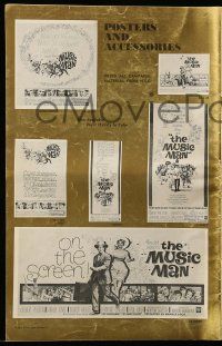 9d824 MUSIC MAN pressbook '62 Robert Preston, Shirley Jones, classic musical!