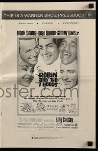 9d887 ROBIN & THE 7 HOODS pressbook '64 Frank Sinatra, Dean Martin, Sammy Davis Jr, Bing Crosby