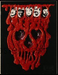 9d921 SON OF BLOB die-cut pressbook '72 it's loose again eating everyone, wacky horror sequel!