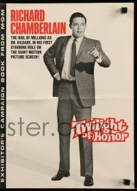 9d967 TWILIGHT OF HONOR pressbook '63 Richard Chamberlain, Nick Adams, Joey Heatherton