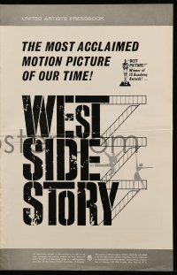 9d984 WEST SIDE STORY pressbook R63 Academy Award winning classic musical, Natalie Wood