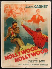 9g152 SOMETHING TO SING ABOUT linen French 1p R40s great Soubie art of Cagney, Hollywood Hollywood!