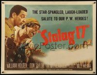 9g210 STALAG 17 style A 1/2sh '53 William Holden, Robert Strauss, Billy Wilder WWII POW classic!