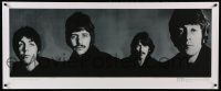9g176 BEATLES linen 15x40 English music poster '67 Lennon, McCartney, Harrison & Ringo!