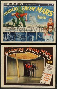 9g283 INVADERS FROM MARS 8 LCs '53 William Cameron Menzies' sci-fi alien classic, great images!