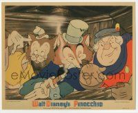 9h142 PINOCCHIO 8x10 LC '40 Disney classic cartoon, c/u of J. Worthington Foulfellow & goons!