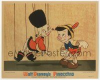 9h138 PINOCCHIO 8x10 LC '40 Disney classic cartoon, he introduces himself to female marionette!