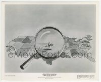 9h184 NEW SPIRIT 8.25x10 still '42 magnifying glass over Donald Duck w/ taxes running to D.C.!