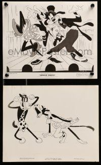 9h211 ORPHANS' BENEFIT 2 from 8.25x10 to 8x10.25 stills '34 Disney cartoon, Goofy & Clara the cow!