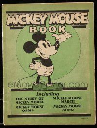 9h089 MICKEY MOUSE softcover book '30 his first storybook ever, great content, Walt Disney shown!