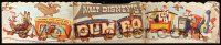 9h046 DUMBO pressbook '41 Disney cartoon classic, cool die-cut full-color folder, ultra rare!