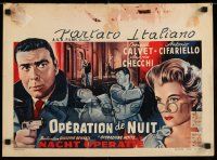 9j372 NIGHT OPERATION Belgian '57 Operazione Notte, Giuseppe Bennati, Corinne Calvet, Cifariello!