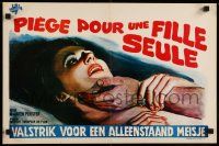 9j394 TO TRAP A LONE GIRL Belgian '74 Piege pour une fille seule, Beatrice Beauchau in peril!