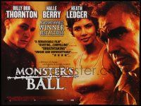 9j285 MONSTER'S BALL British quad '01 Halle Berry, Billy Bob Thornton, Heath Ledger