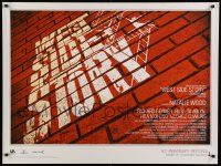 9j316 WEST SIDE STORY British quad R11 Academy Award winning classic musical, title on wall!