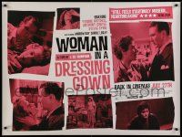9j320 WOMAN IN A DRESSING GOWN advance British quad R12 Yvonne Mitchell, Sylvia Syms, Quayle!