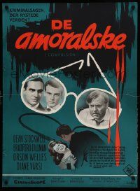 9j202 COMPULSION Danish '59 Stockwell & Dillman try to commit the perfect murder, Stilling art!