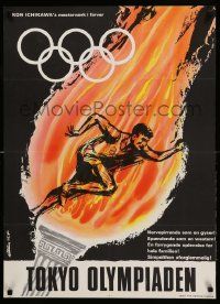 9j238 TOKYO OLYMPIAD Danish '65 Kon Ichikawa's movie of the 1964 Summer Olympics in Japan!