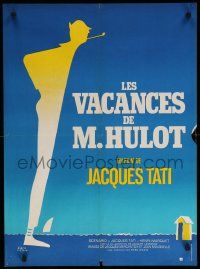 9j907 MR. HULOT'S HOLIDAY French 23x31 R70s Jacques Tati, Les vacances de Monsieur Hulot
