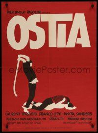 9j917 OSTIA French 23x32 '70 written by Pier Paolo Pasolini, brothers in love with same girl!