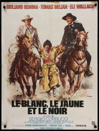 9j973 WHITE, THE YELLOW & THE BLACK French 23x30 '75 directed by Sergio Corbucci, Samurai, Casaro!