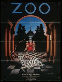 9j977 ZED & TWO NOUGHTS French 24x32 '86 Peter Greenaway, Andrea Ferreol, Brian & Eric Deacon