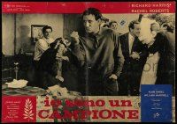 9j470 THIS SPORTING LIFE set of 8 Italian 19x27 pbustas '63 Richard Harris, Anderson!
