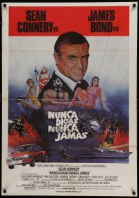 9j090 NEVER SAY NEVER AGAIN Spanish '83 Sean Connery as James Bond 007, Kim Basinger!