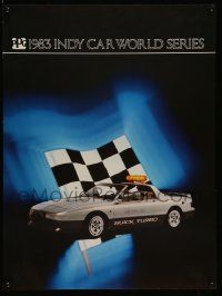 9k417 1983 INDY CAR WORLD SERIES 5 18x24 advertising posters '83 great images of PPG Pace Cars!
