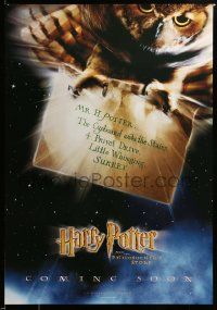 9k887 HARRY POTTER & THE PHILOSOPHER'S STONE 27x39 French commercial poster '01 Sorcerer's Stone!