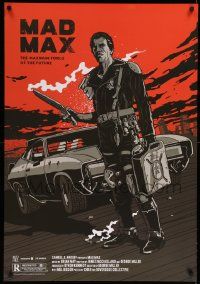 9k921 MAD MAX 27x39 Polish commercial poster '15 Miller, Gibson, different art by Krzysztof Nowak