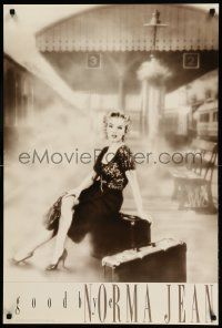 9k926 MARILYN MONROE 24x35 English commercial poster '90 train station image, Goodbye Norma Jean!