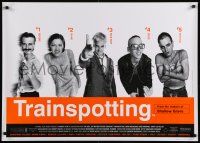 9k985 TRAINSPOTTING 25x36 English commercial poster '96 heroin addict Ewan McGregor, Danny Boyle!