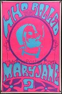 9k998 WHO ROLLED MARY JANE 23x35 commercial poster '69 Zig-Zag, psychedelic artwork by Bill Olive!