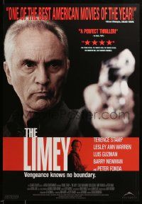 9k756 LIMEY 27x39 Canadian video poster '99 directed by Steven Soderbergh, image of Terence Stamp!