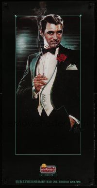 9k771 NOSTALGIA MERCHANT 20x40 video poster '86 cool Drew Struzan art of smoking Cary Grant!