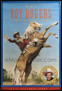 9k787 ROY ROGERS COLLECTION 27x40 video poster '91 and Trigger too, great image on horseback!