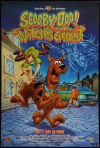 9k788 SCOOBY-DOO & THE WITCH'S GHOST 27x40 video poster '99 wacky art of Shag & Scoob, classic!