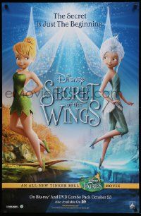 9k791 SECRET OF THE WINGS 26x40 video poster '12 the secret is just the beginning!