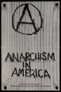 9k494 ANARCHISM IN AMERICA 13x20 special '83 Steven Fischler, anarchy documentary!