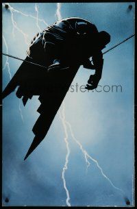 9k500 BATMAN 22x34 special '96 cool artwork of caped crusader on wire!