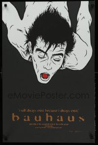 9k337 BAUHAUS signed #91/150 20x30 art print '06 by Jermaine Rogers, The Gorge, glow-in-the-dark!