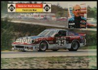 9k447 HANNA CAR WAR SYSTEMS 17x24 advertising poster '90s Datsun 280 ZX Turbo, Sharp/Paul Newman!