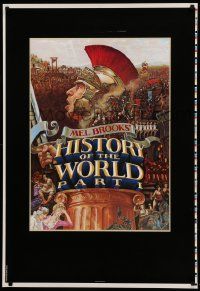 9k567 HISTORY OF THE WORLD PART I printer's test 28x41 special '81 art of Mel Brooks by John Alvin!