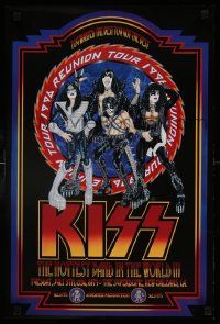 9k395 KISS 16x24 music poster '96 great artwork of the band for their reunion tour!