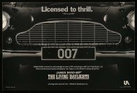 9k593 LIVING DAYLIGHTS 12x18 special '87 Timothy Dalton as Bond & sexy Maryam d'Abo!