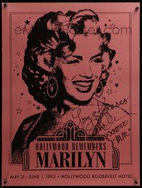9k350 MARILYN MONROE signed 18x24 special '92 Hollywood Remembers, artwork by Rick Carl!
