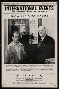 9k150 MR. SMITH GOES TO WASHINGTON 11x17 special '39 Frank Capra, James Stewart & pretty Jean Arthur