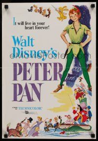 9k617 PETER PAN 14x21 special R76 Disney animated cartoon fantasy classic!